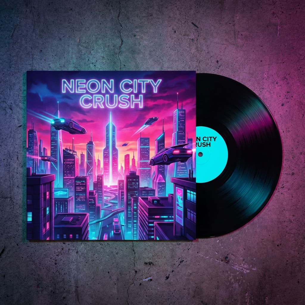 Neon City Crush Vinyl LP